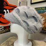 Gray Knit Newsboy Slouch Hat Photo 3