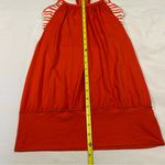 Lululemon  No Limits Tank‎ too Love Red / Twin Stripe Love Red Sz 4 Photo 6