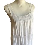 Rails NWT- Amaya White Tiered Linen Blend MIDI Dress- Size Small Photo 4