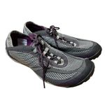Merrell Gray Purple Mesh Barefoot Minimalist Trail Running Shoes Womens Photo 1