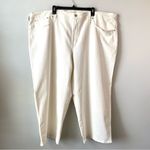 Madewell ‎ The Perfect Vintage Wide Leg Crop Jeans White 28W Photo 2