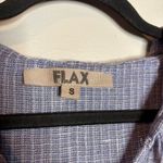 Flax  blue linen hooded maxi dress Photo 2