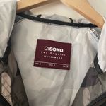 Ci Sono Camo Print Rain Weatherproof Hooded Windbreaker Jacket Photo 4