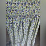 SheIn Cottagecore Prairie Ditzy Floral Dress V Neck Midi L Pale Yellow Easter Spring Photo 3