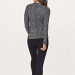 Lululemon  Kitsilano Grey Warp Knit Long Sleeve Top LULu LIKE NEW Size 6 Photo 7