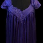 Vanity Fair Vintage Purple Nightgown Midi Dress Photo 4