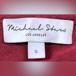 Michael Stars Women's Small Tulip Sleeve Pullover Cowl Neck Midi Red Dress Photo 1