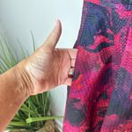 Tahari Women's Basketweave Fit & Flare Floral Pleated Pockets Midi Dress Size 10 Photo 4