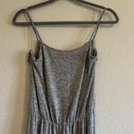 Caution to the Wind Gray Heathered Stripped Comfy Casual Jumpsuit Size Medium Photo 7