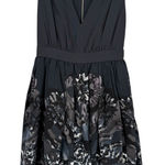 Adam Lippes Women's Sleeveless Floral V-Neck Fit & Flare Dress Size 2 Feminine Photo 0