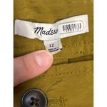 Madewell Sz 12 Olive Green Harlow Wide Leg High Rise Viscose Cargo Pants solid Photo 5