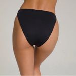 Good American NEW  Bikini Bottoms Always Fit Better Cheeky Swim Black Small NWT Photo 2