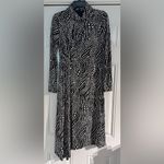 Maggy London  Women's‎ Long Sleeve Mock Neck Midi Dress with Asymmetrical Hem NWT Photo 6