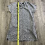 Lands' End  Blue Linen Dress Women's Size Medium 10 12 US Pockets Lightweight Photo 6