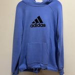 Adidas 2007-  Blue/Black Hoodie ~ Embroidered Logo  ~ Size Large Photo 1
