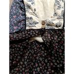 BKE Boho Patchwork Corset Babydoll Vest Top Medium Scandi Folk Heritage Woods Black Photo 2