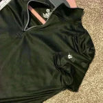 Badger Sport Ladies black 3/4 zip polo. Size medium Photo 6