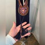 THML  by Anthropologie size small blue tank dress‎ embroidered Photo 4