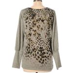 American Rag  Women’s Animal Print Long Sleeve Scoop Neck Top - Size Large Photo 6