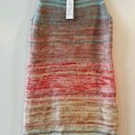 525 America New  Ombré Knit Tank Dress Size Medium Women’s Striped Rainbow Photo 1