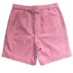 Christopher & Banks Wrinkle Free Linen Blend Plaid Shorts Photo 1