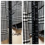 Maison d' Amelie Gingham Plaid One Button Pocket Blazer Size Medium Multiple Photo 14
