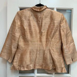 Kay Unger Vintage  New York Rose Gold Silk Blazer Jacket Women’s Size 10 Medium M Photo 1