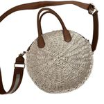 Tommy Bahama Woven Circular Straw Crossbody Bag Photo 0