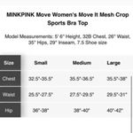 MINKPINK NWT Mink pink move camo sports bra Photo 4