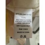 All in Favor NEW Nordstrom Crochet Minidress Bow Ties Beige Size Small Photo 5