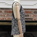 Pacific&Co René Rofé Sleepwear black and white leopard print top / L / Excellent … Photo 2