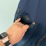 Oh! Mamma Belly Band Maternity Jeans in Women's Size XL Darker Medium Wash Photo 3