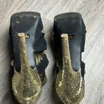 Guess Black and Gold Sparkle 5.25” Heels Size 8.5 Photo 15