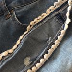 Wild Blue Sadie Robertson Collection  Crochet Lace Blue Jean Shorts Juniors 7 Photo 5