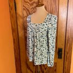 Lucky Brand Feminine Floral Peasant Top Photo 9