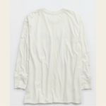 Aerie  White Graphic Long Sleeve Hoodie Photo 2