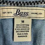 Bass Women's Boho Peasant Top Blue Medium Sleeveless Blouse Photo 3