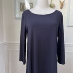 Garnet Hill  Black Shift Dress Everyday M Photo 1