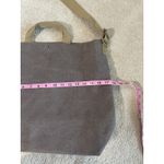 Large Canvas Tote‎ Bag Gray Shoulder Messenger Crossbody Casual Everyday Travel Photo 6