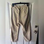 The Great  high waisted 100% cotton cropped tan pants women’s new size 24 Photo 5
