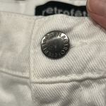 Retrofête Retrofete Jeans Womens 25 X 31 Chris White Distressed Straight Leg Italy Photo 4