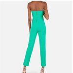 EXPRESS Aqua Green Sweetheart Neck Strapless Jumpsuit New with Tag Photo 1