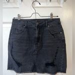 Wild Fable NWOT high rise denim mini skirt black size 4 - true to size - Photo 0