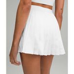 Lululemon  High-Rise Pleated Tennis Mini Skirt Skort White 4 Photo 1