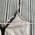 Mustard Seed Lace Trim VNeck Shell Cami size Small Cream Pink Satin Camisole Y2K Photo 6