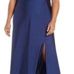 Morgan & Co power satin evening gown royal blue 22W Photo 0