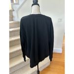 T.La Anthropologie Black Crewneck Long Sleeve Sweatshirt Size XL Photo 2
