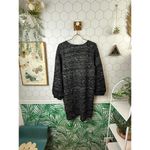 Lucky Brand Heathered Gray Cotton Blend Sweater Dress - Size - Small Photo 3