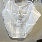SKIMS White Fitted Bustier Camisole Photo 3