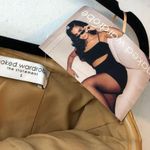 Naked Wardrobe  Mini Dress Strapless Satin Ruched Sexy Party Gold Brown S Photo 2